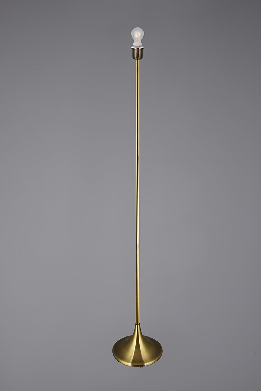 Deco - Crowne Round Curved Base Floor Lamp Without Shade - Luminosity Designs Ltd