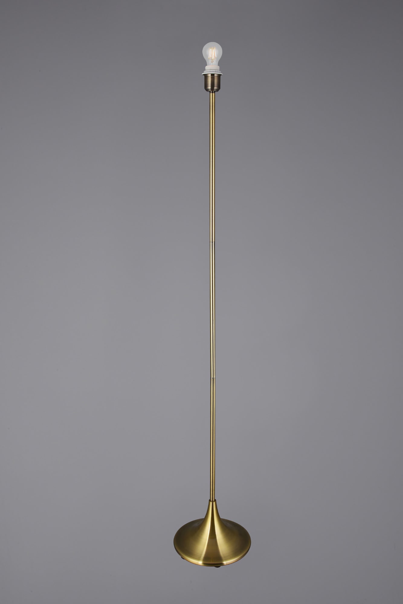 Deco - Crowne Round Curved Base Floor Lamp Without Shade - Luminosity Designs Ltd