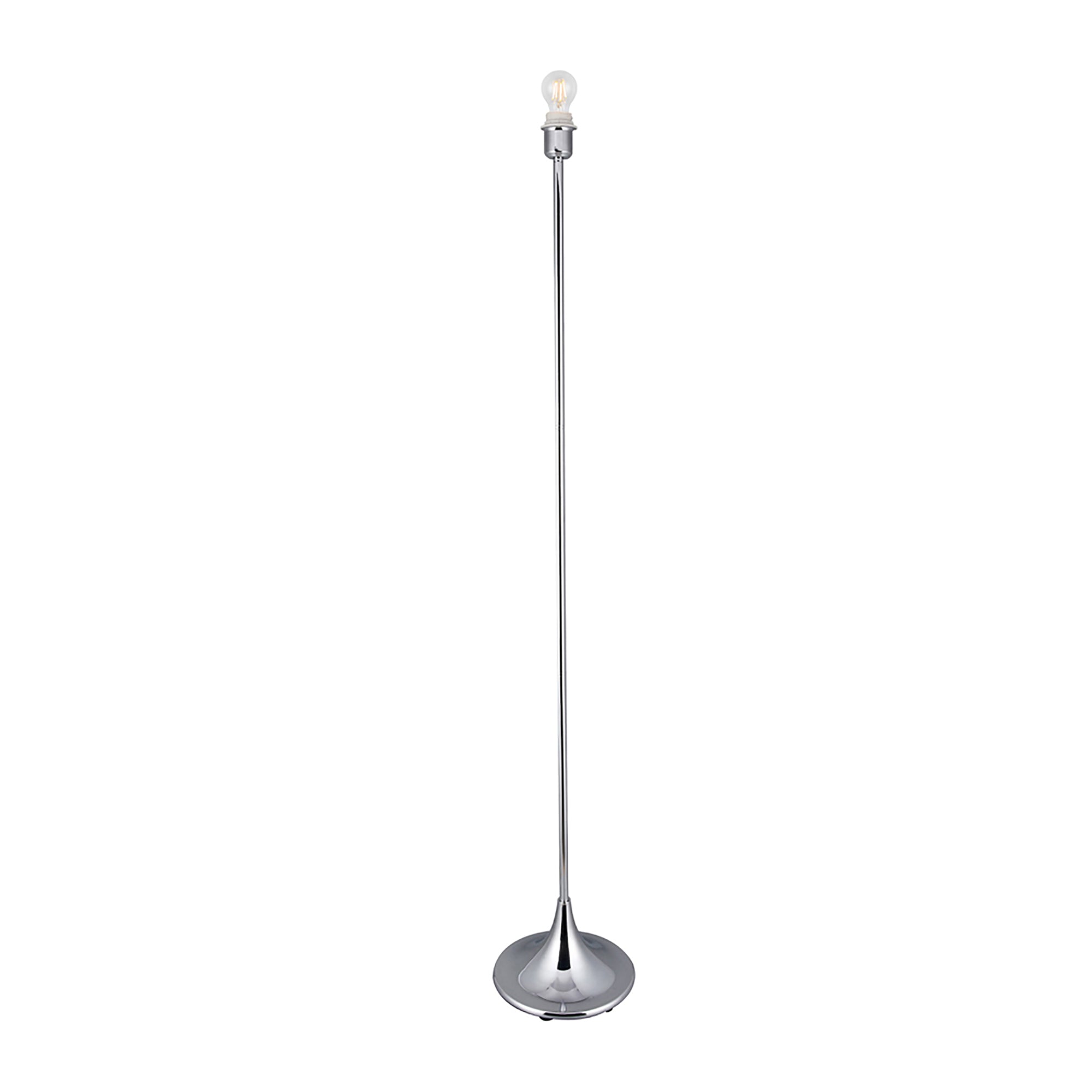 Deco - Crowne Round Curved Base Floor Lamp Without Shade - Luminosity Designs Ltd