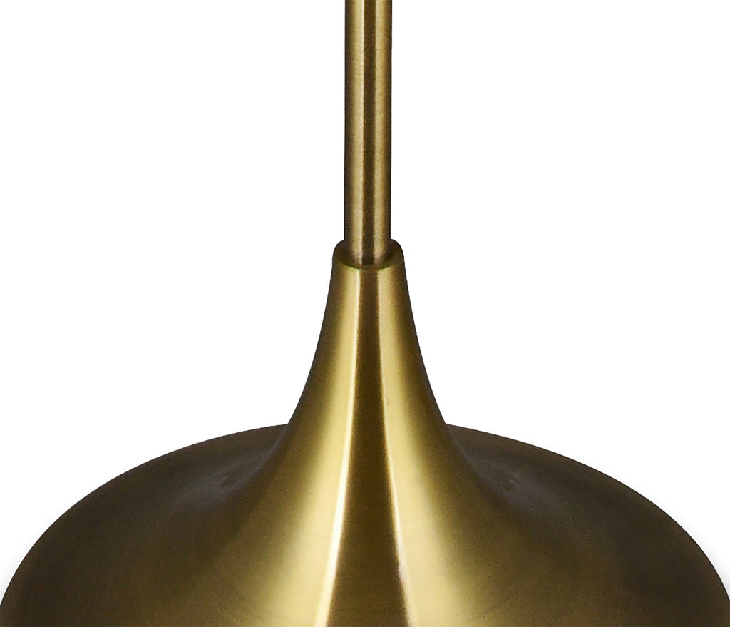 Deco - Crowne Round Curved Base Floor Lamp Without Shade - Luminosity Designs Ltd