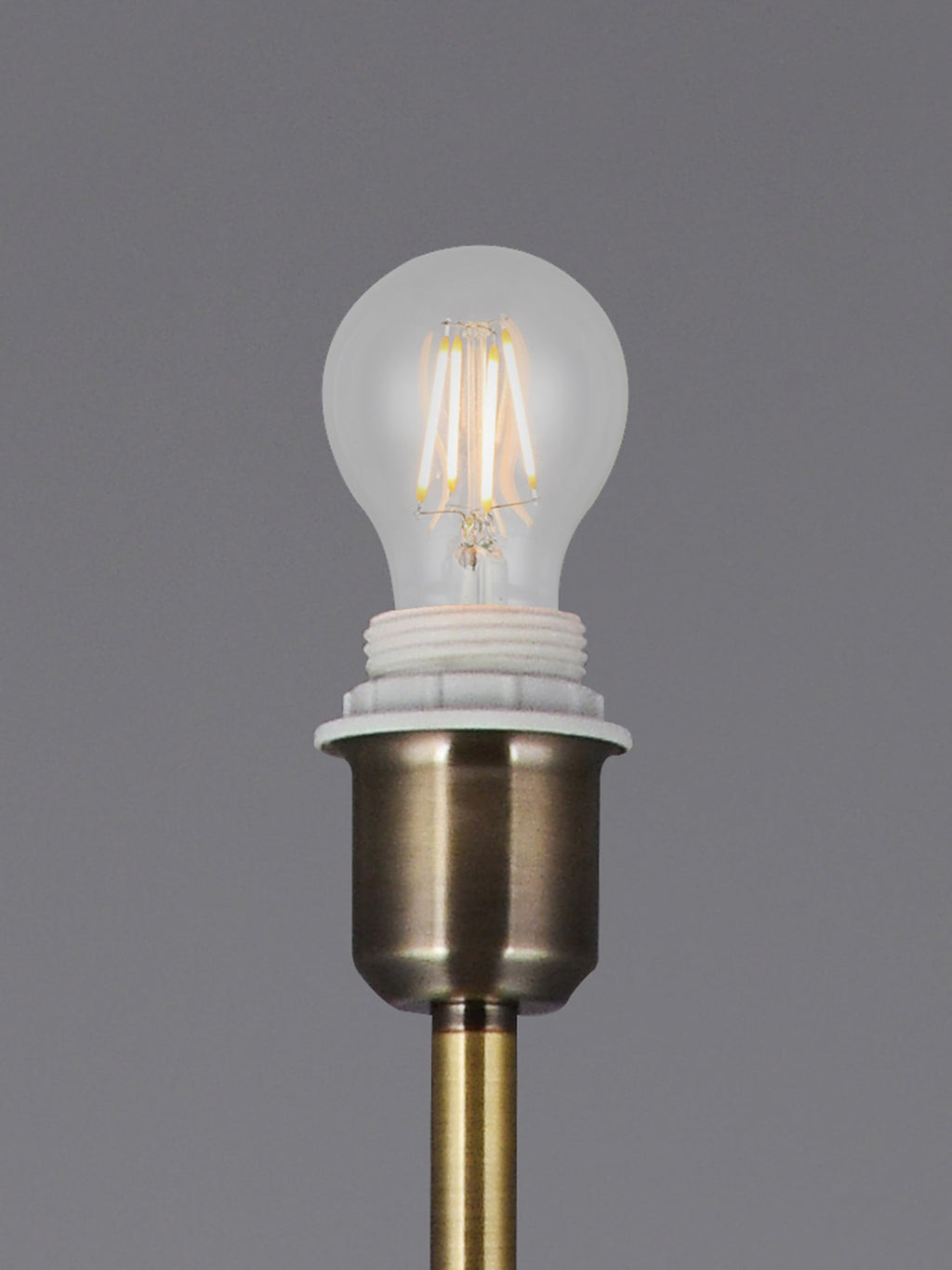 Deco - Crowne Round Curved Base Floor Lamp Without Shade - Luminosity Designs Ltd