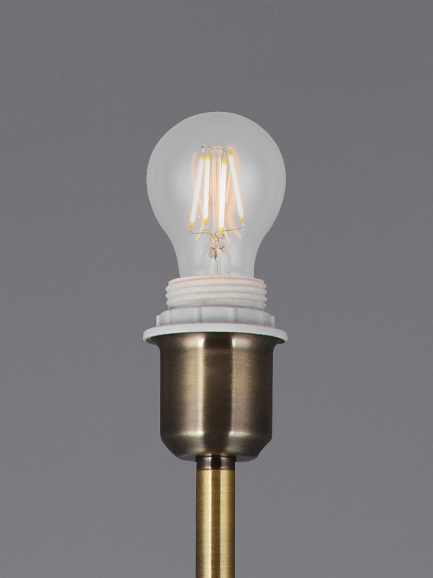 Deco - Crowne Round Curved Base Floor Lamp Without Shade - Luminosity Designs Ltd