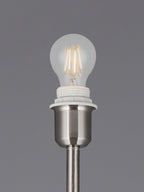 Deco - Crowne Round Curved Base Floor Lamp Without Shade - Luminosity Designs Ltd