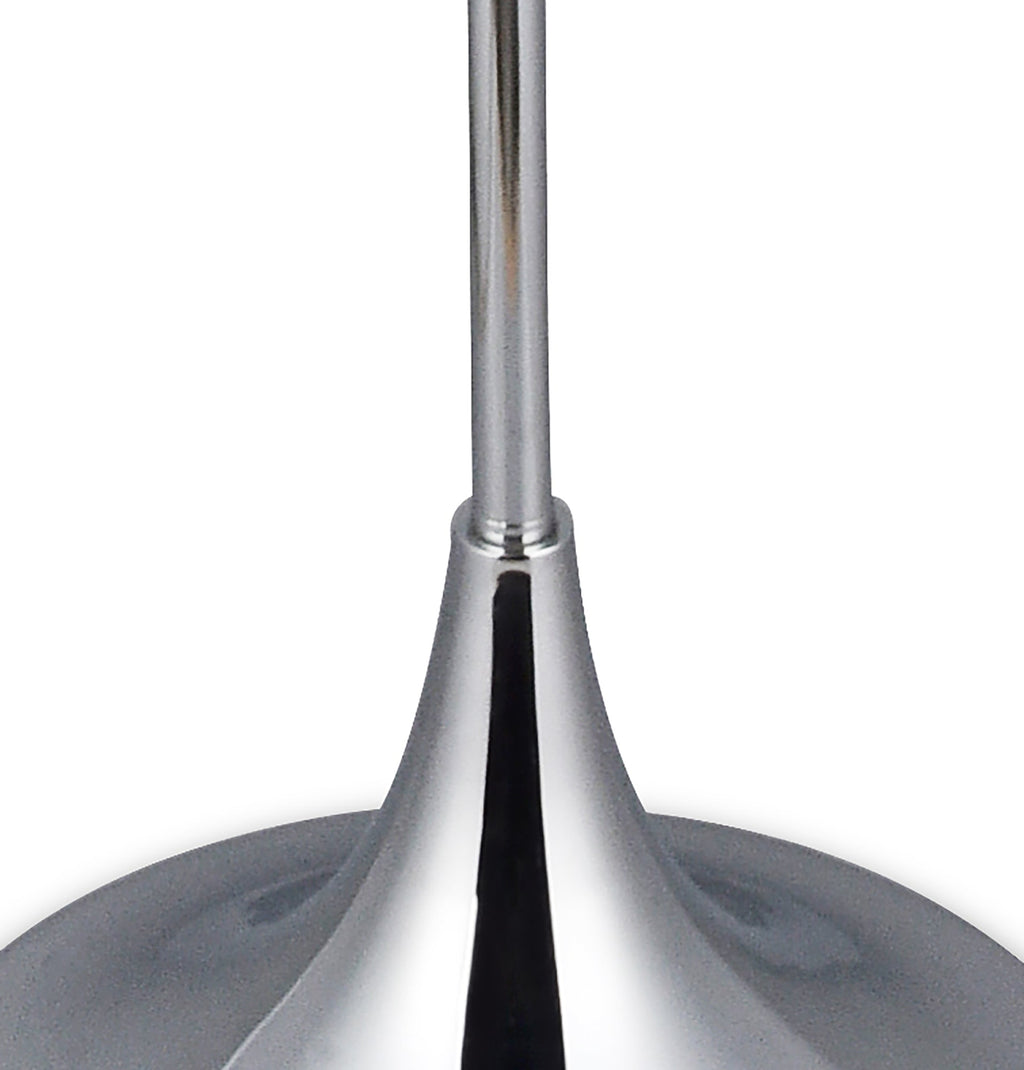 Deco - Crowne Round Curved Base Floor Lamp Without Shade - Luminosity Designs Ltd