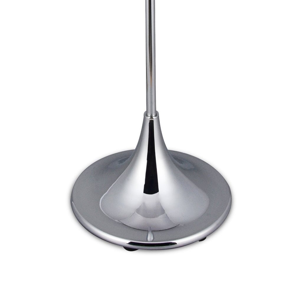 Deco - Crowne Round Curved Base Floor Lamp Without Shade - Luminosity Designs Ltd