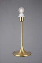 Deco - Crowne Round Curved Base Table Lamp Without Shade - Luminosity Designs Ltd