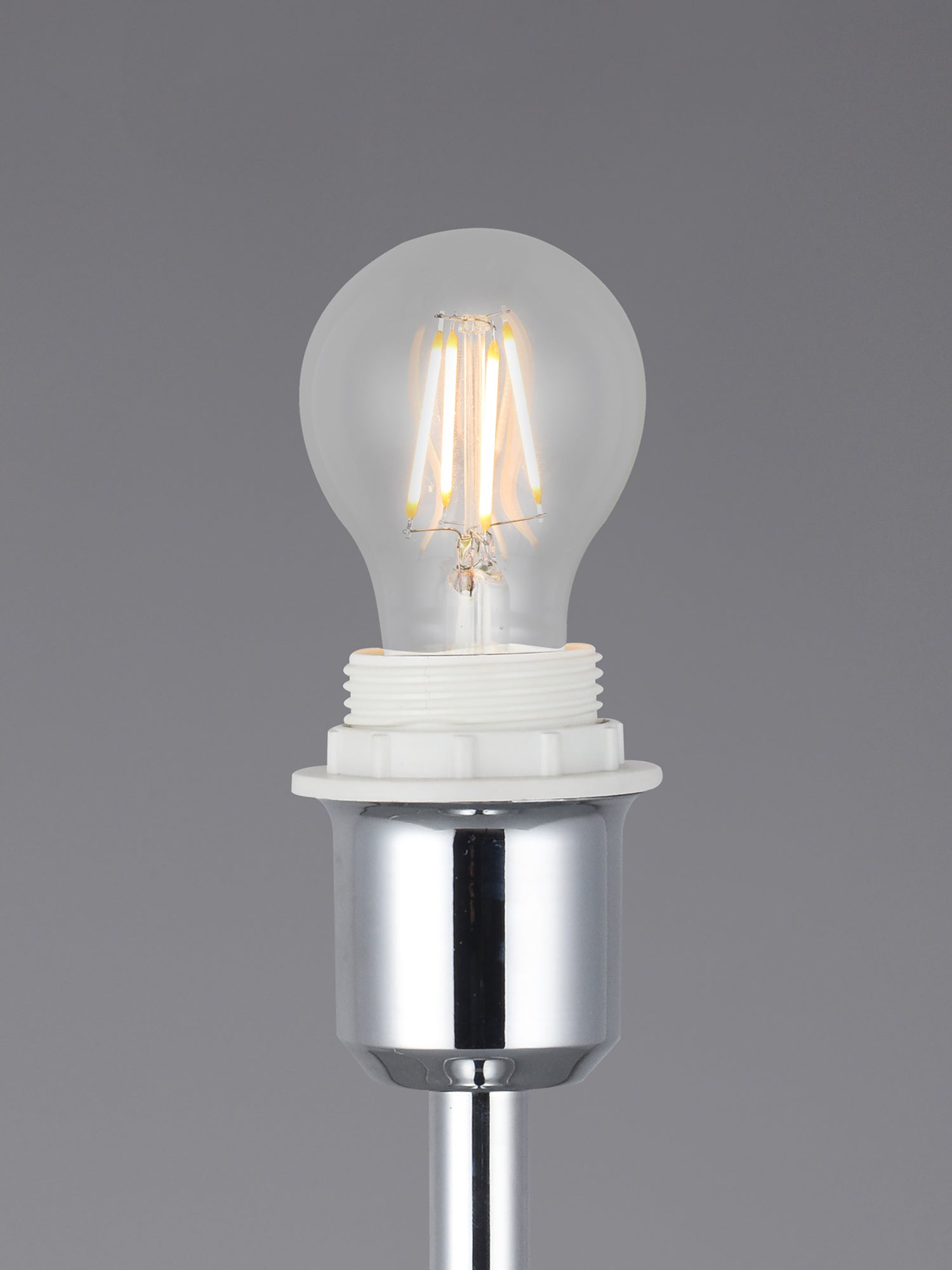 Deco - Crowne Round Curved Base Table Lamp Without Shade - Luminosity Designs Ltd