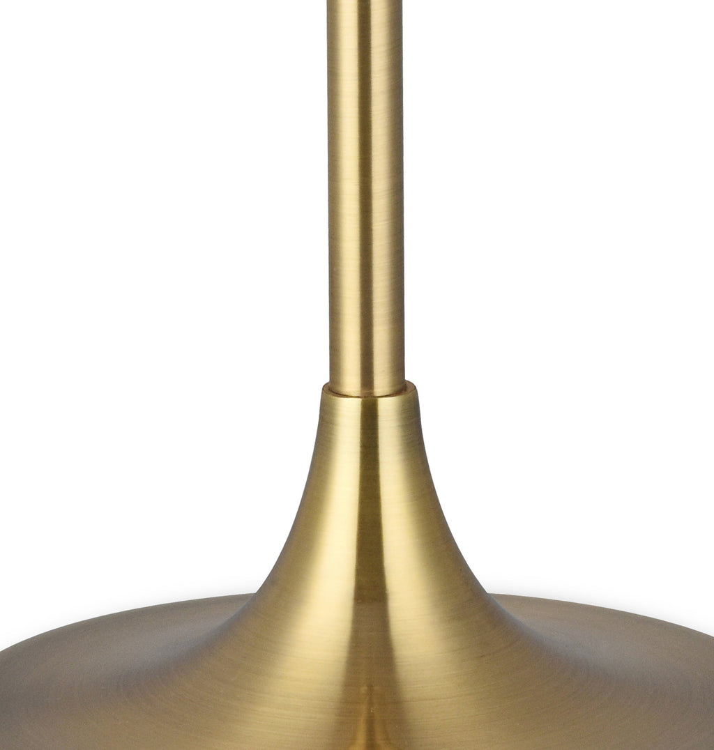 Deco - Crowne Round Curved Base Table Lamp Without Shade - Luminosity Designs Ltd