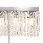 Luminosity Designs Ltd - Cruise 50x15cm Rectangular Chandelier Floor Lamp, 4 Light E14 - Luminosity Designs Ltd