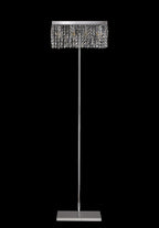 Luminosity Designs Ltd - Cruise 50x15cm Rectangular Chandelier Floor Lamp, 4 Light E14 - Luminosity Designs Ltd