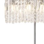 Luminosity Designs Ltd - Cruise 50x15cm Rectangular Chandelier Floor Lamp, 4 Light E14 - Luminosity Designs Ltd