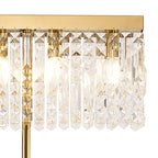 Luminosity Designs Ltd - Cruise 50x15cm Rectangular Chandelier Floor Lamp, 4 Light E14 - Luminosity Designs Ltd