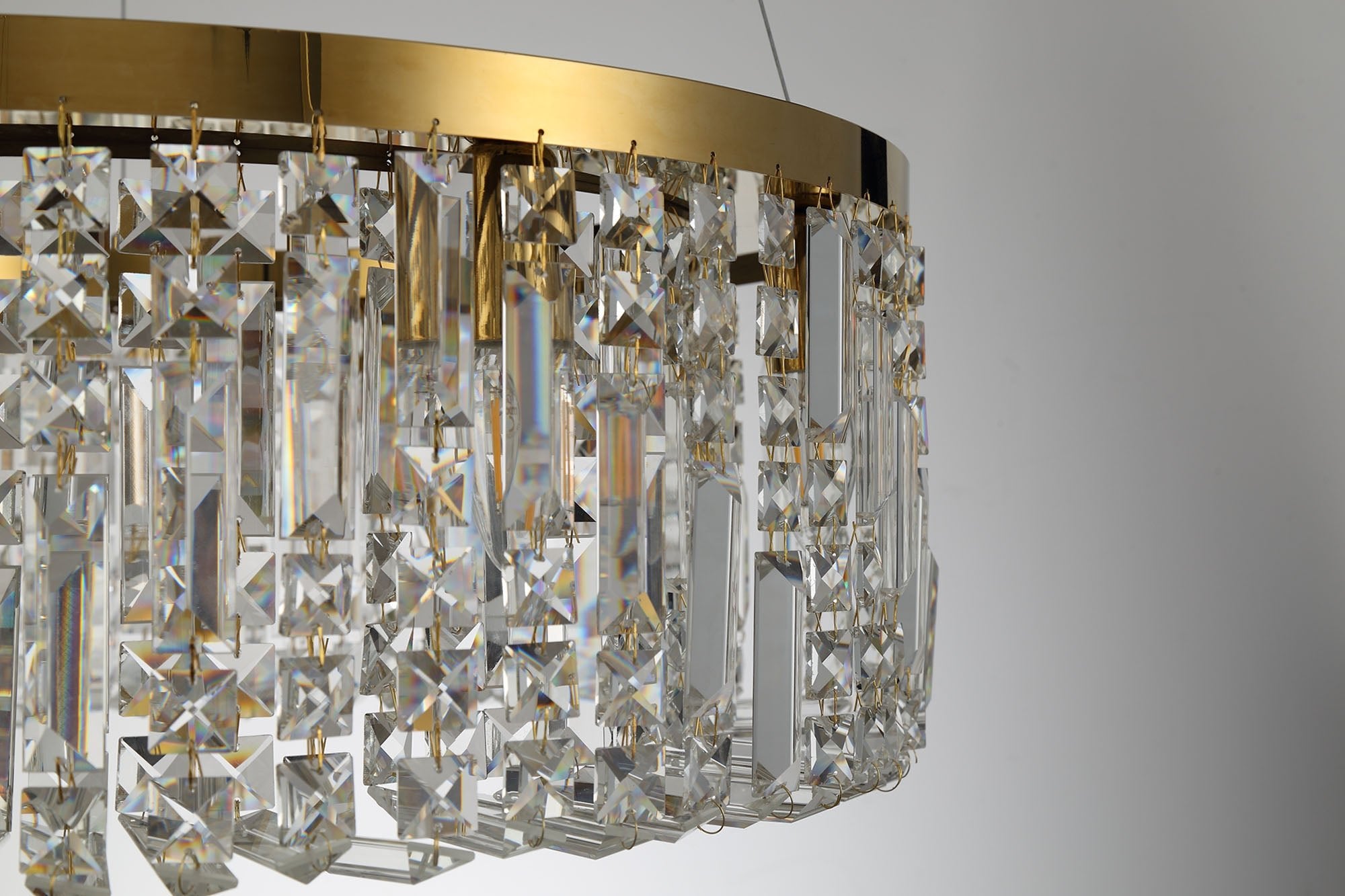 Luminosity Designs - Cruise Round 80cm Round Pendant Chandelier, 12 Light E14 - Luminosity Designs Ltd