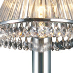 Diyas - Crystal Clip - On Shade With Glass Rods for Chandeliers and Wall Lights - Luminosity Designs Ltd