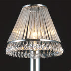 Diyas - Crystal Clip - On Shade With Glass Rods for Chandeliers and Wall Lights - Luminosity Designs Ltd
