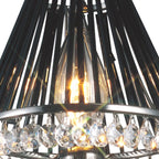 Diyas - Crystal Clip - On Shade With Glass Rods for Chandeliers and Wall Lights - Luminosity Designs Ltd