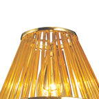 Diyas - Crystal Clip - On Shade With Glass Rods for Chandeliers and Wall Lights - Luminosity Designs Ltd