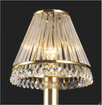 Diyas - Crystal Clip - On Shade With Glass Rods for Chandeliers and Wall Lights - Luminosity Designs Ltd