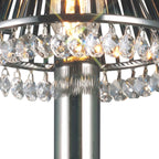 Diyas - Crystal Clip - On Shade With Glass Rods for Chandeliers and Wall Lights - Luminosity Designs Ltd