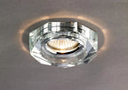 Diyas - Crystal Downlight Deep Hexagonal BEZEL ONLY, LIGHT NOT INCLUDED, Cut Out: 62mm (Diyas IL30823 ) - Luminosity Designs Ltd
