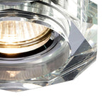 Diyas - Crystal Downlight Deep Hexagonal BEZEL ONLY, LIGHT NOT INCLUDED, Cut Out: 62mm (Diyas IL30823 ) - Luminosity Designs Ltd