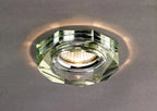 Diyas - Crystal Downlight Deep Hexagonal BEZEL ONLY, LIGHT NOT INCLUDED, Cut Out: 62mm (Diyas IL30823 ) - Luminosity Designs Ltd
