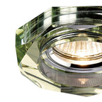 Diyas - Crystal Downlight Deep Hexagonal BEZEL ONLY, LIGHT NOT INCLUDED, Cut Out: 62mm (Diyas IL30823 ) - Luminosity Designs Ltd
