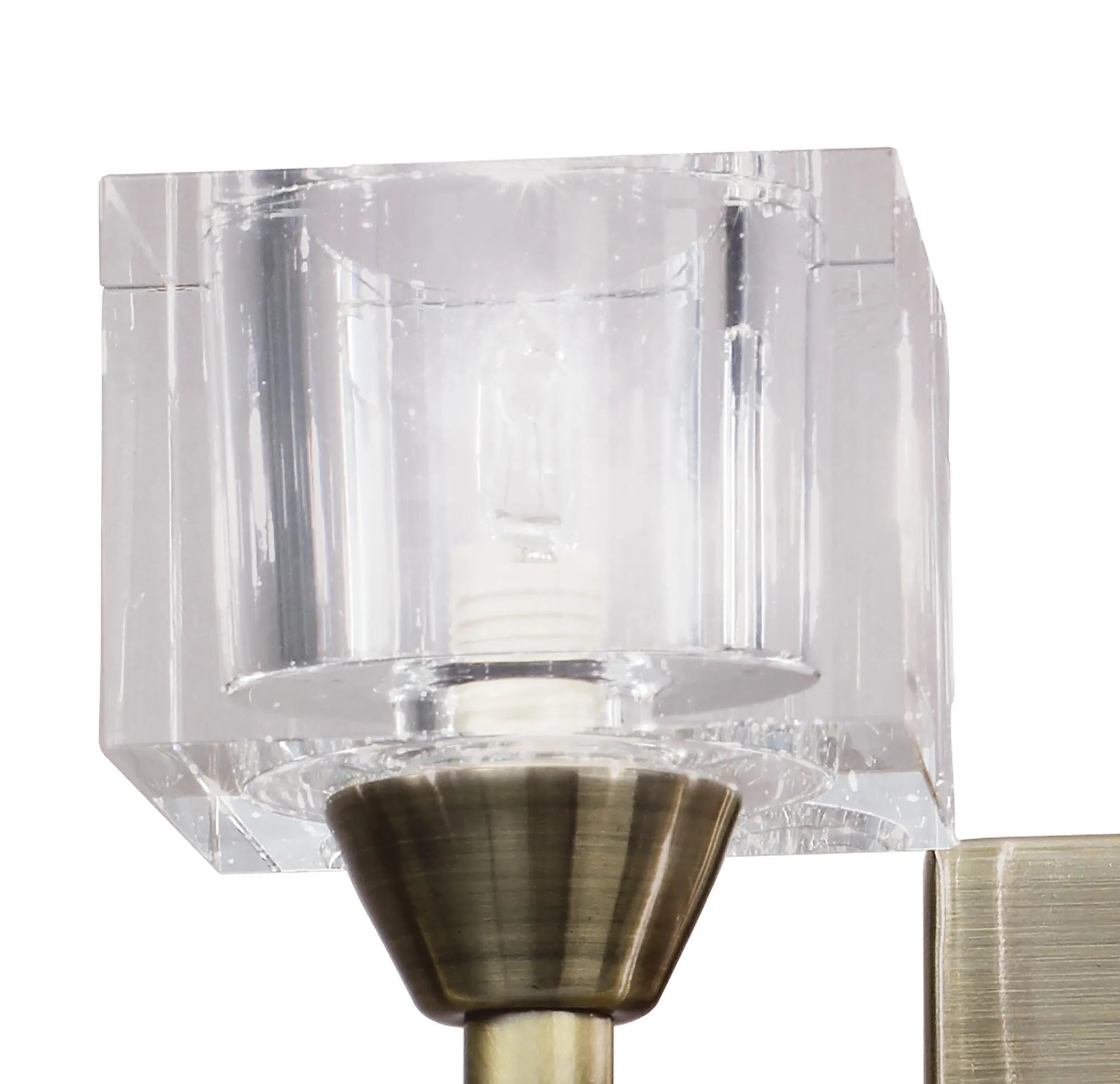 Mantra - Cuadrax Wall Lamp, Switched, 2 Light G9, Metal and Glass (Mantra M2364/S) - Luminosity Designs Ltd