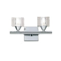 Mantra - Cuadrax Wall Lamp, Switched, 2 Light G9, Metal and Glass (Mantra M2364/S) - Luminosity Designs Ltd