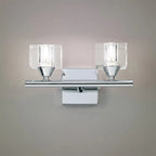 Mantra - Cuadrax Wall Lamp, Switched, 2 Light G9, Metal and Glass (Mantra M2364/S) - Luminosity Designs Ltd