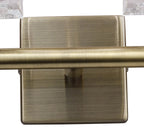 Mantra - Cuadrax Wall Lamp, Switched, 2 Light G9, Metal and Glass (Mantra M2364/S) - Luminosity Designs Ltd