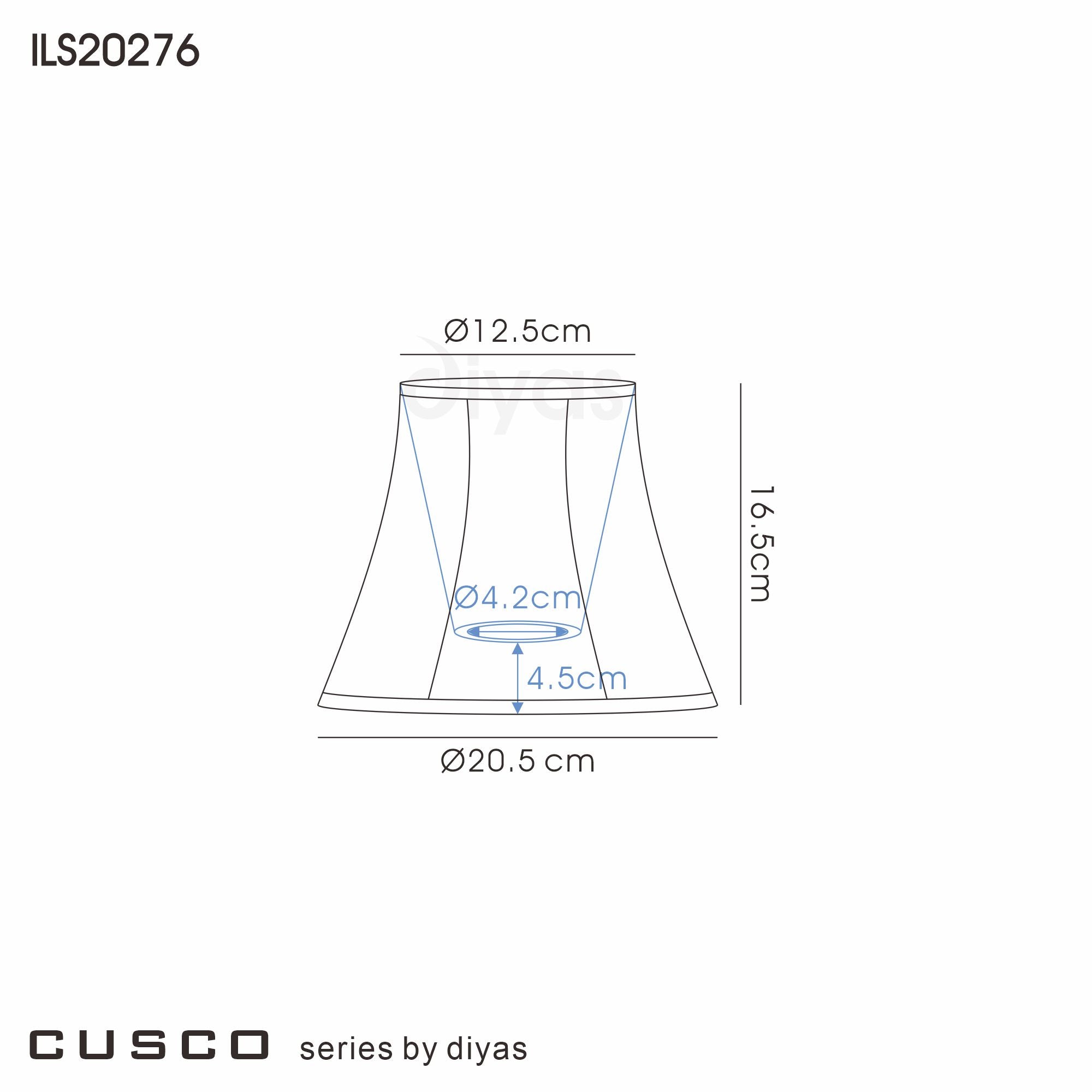 Diyas - Cusco Faux Silk Hexagonal Lined Lampshade for Table and Floor Lamps - Luminosity Designs Ltd