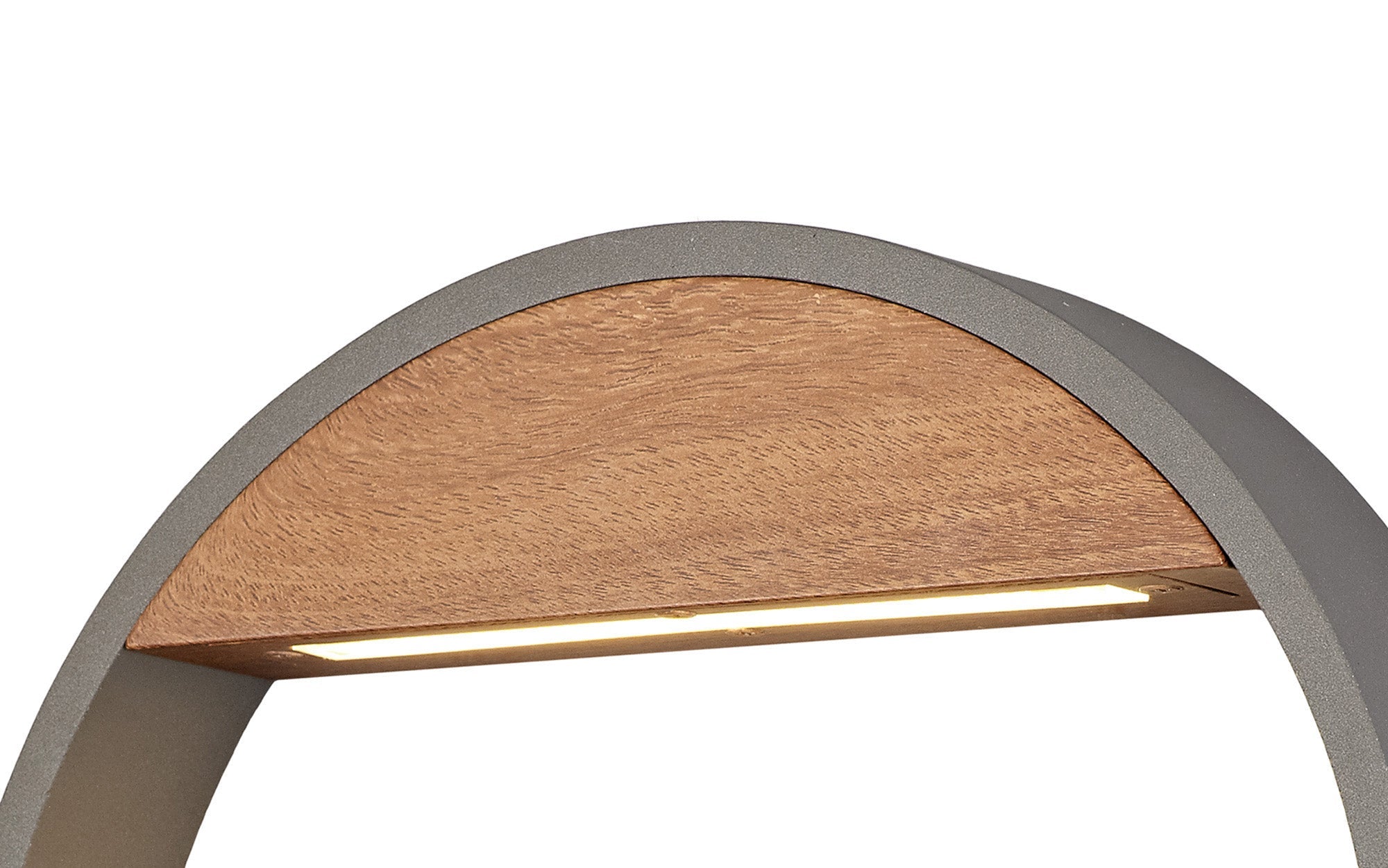 Luminosity Designs Ltd - Cycle Modern Circular Wood and Metal Outdoor Wall Light - Luminosity Designs Ltd