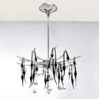 Diyas - Cygnet 11 Light Pendant With Crystal and Glass Droplets - Luminosity Designs Ltd