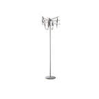 Diyas - Cygnet 6 Light Crystal and Glass Droplet Design Floor Lamp - Luminosity Designs Ltd