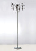 Diyas - Cygnet 6 Light Crystal and Glass Droplet Design Floor Lamp - Luminosity Designs Ltd
