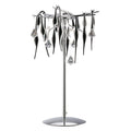 Diyas - Cygnet 6 Light Table Lamp with Glass and Crystal Droplets - Luminosity Designs Ltd