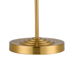 Luminosity Designs Ltd - Cyril 1 Light Table Lamp, Antique Brass with 160mm Ridged Coloured Glass - Luminosity Designs Ltd