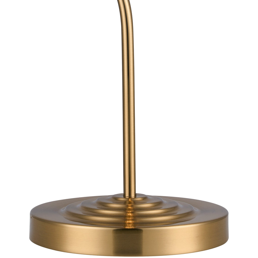 Luminosity Designs Ltd - Cyril 1 Light Table Lamp, Polished Nickel with 160mm Ridged Coloured Glass - Luminosity Designs Ltd