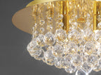 Deco - Dahlia Small Crystal Flush Ceiling - Luminosity Designs Ltd