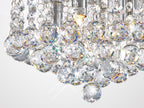 Deco - Dahlia Small Crystal Flush Ceiling - Luminosity Designs Ltd