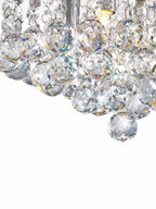 Deco - Dahlia Small Crystal Flush Ceiling - Luminosity Designs Ltd