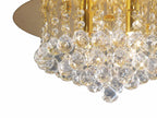 Deco - Dahlia Small Crystal Flush Ceiling - Luminosity Designs Ltd
