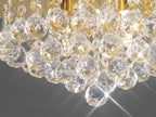 Deco - Dahlia Small Crystal Flush Ceiling - Luminosity Designs Ltd