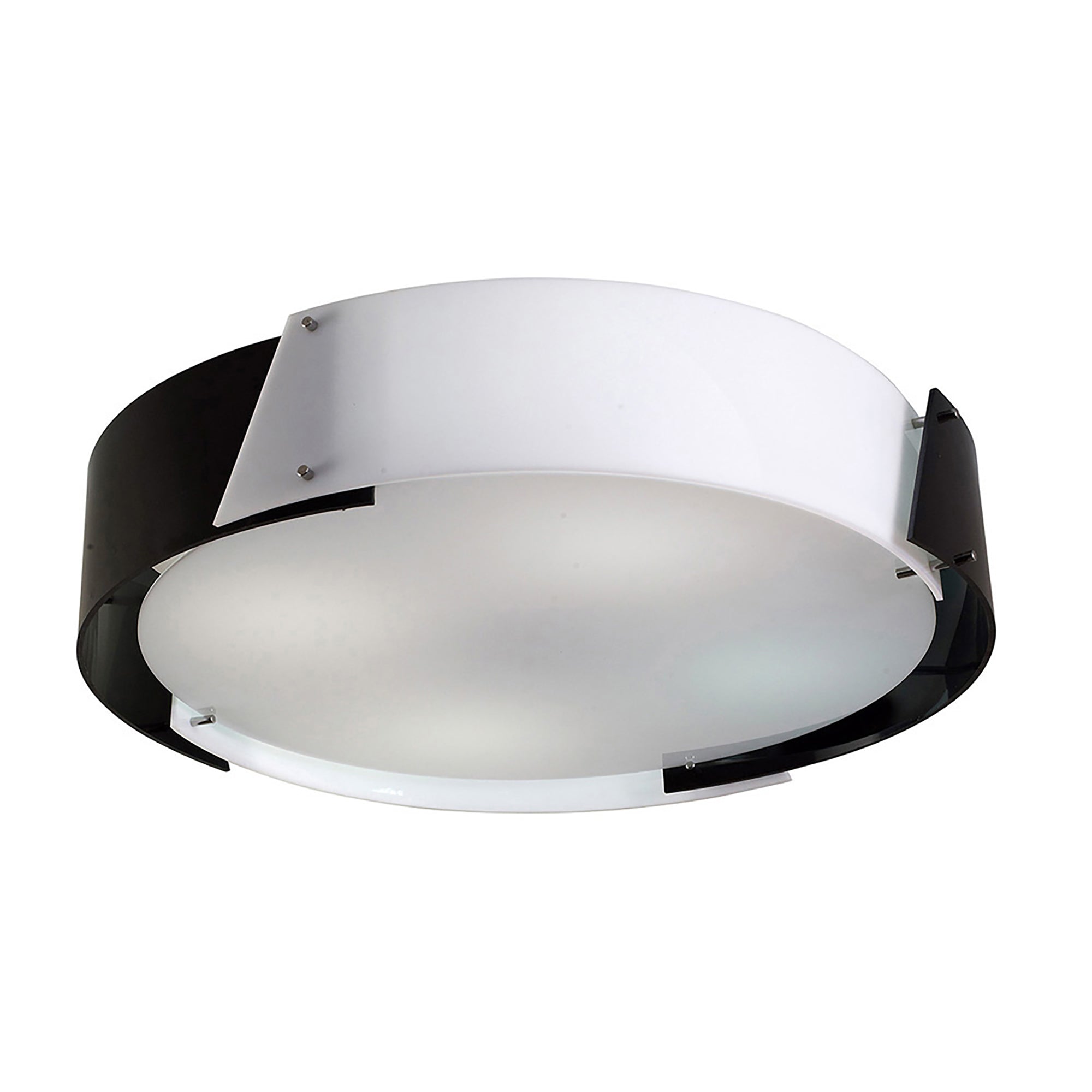 Diyas - Dakota Medium 4 Light Ceiling Flush Fitting in a Retro Style (DIYAS IL30673) - Luminosity Designs Ltd