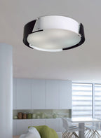 Diyas - Dakota Medium 4 Light Ceiling Flush Fitting in a Retro Style (DIYAS IL30673) - Luminosity Designs Ltd