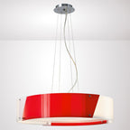 Diyas - Dakota Medium 4 Light Pendant with a Retro Style (DIYAS IL30674RD) - Luminosity Designs Ltd