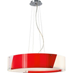 Diyas - Dakota Medium 4 Light Pendant with a Retro Style (DIYAS IL30674RD) - Luminosity Designs Ltd