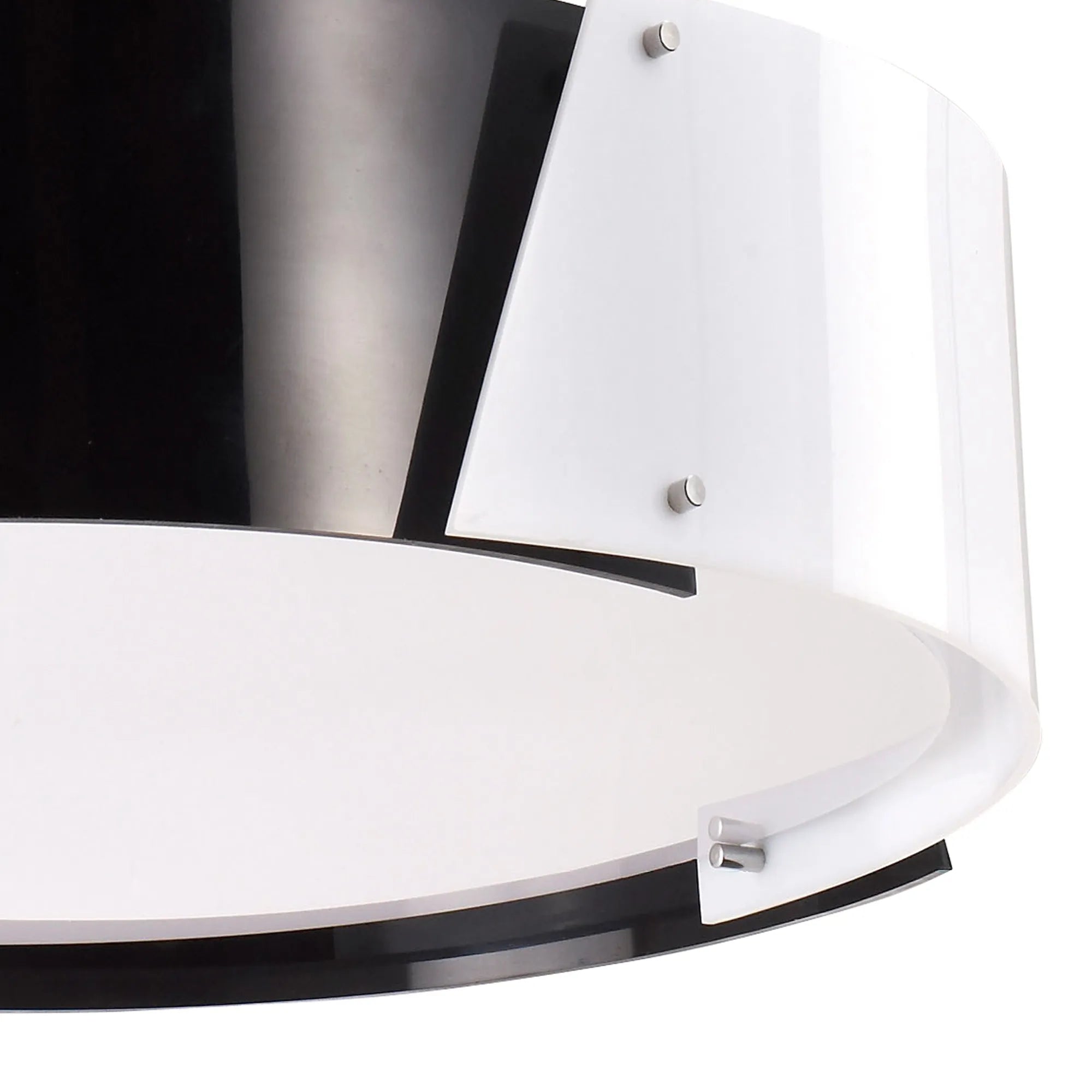 Diyas - Dakota Ring Pendant, Small 4 Light E27, Polished Chrome & Acrylic (DIYAS IL30672) - Luminosity Designs Ltd