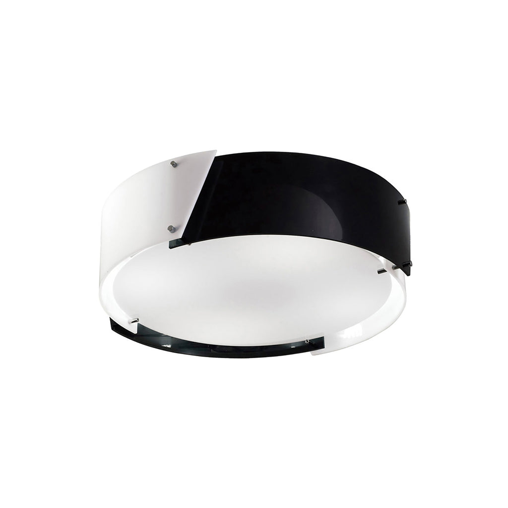Diyas - Dakota Small 4 Light Ceiling Flush Fitting in a Retro Style (DIYAS IL30671) - Luminosity Designs Ltd